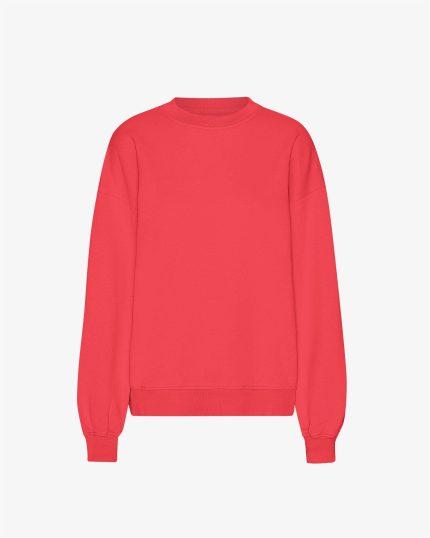 JPLK Organic Oversized Crew - Red Tangerine